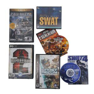 PC Games Lot - Call of Duty 2/Ghost Recon Advanced Warfighter/Battlefield 2 Esca